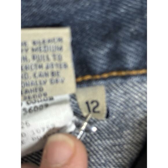 Vintage CALVIN KLEIN Dark Wash Straight Fit Size 12 90’s Made in USA EUC - Picture 5 of 11